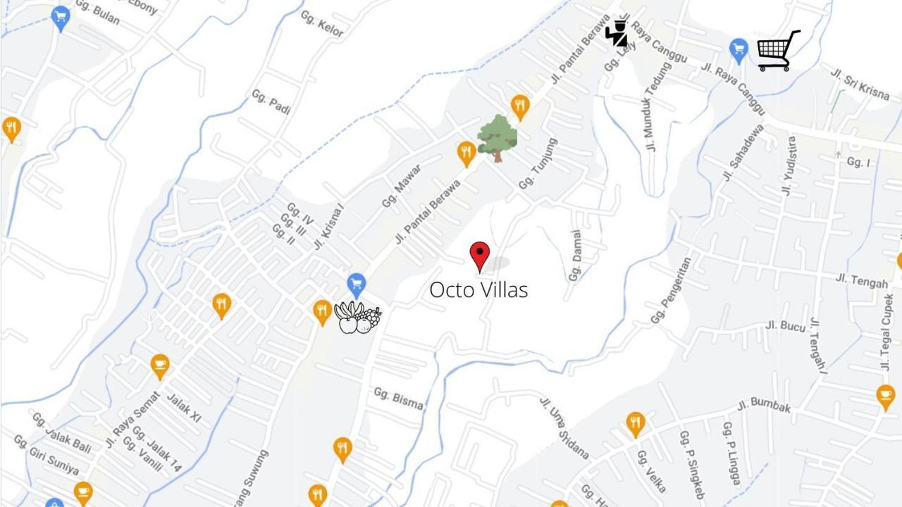 Octo 1 - Private Villas, Modern Style, Near Beach Canggu  Ngoại thất bức ảnh